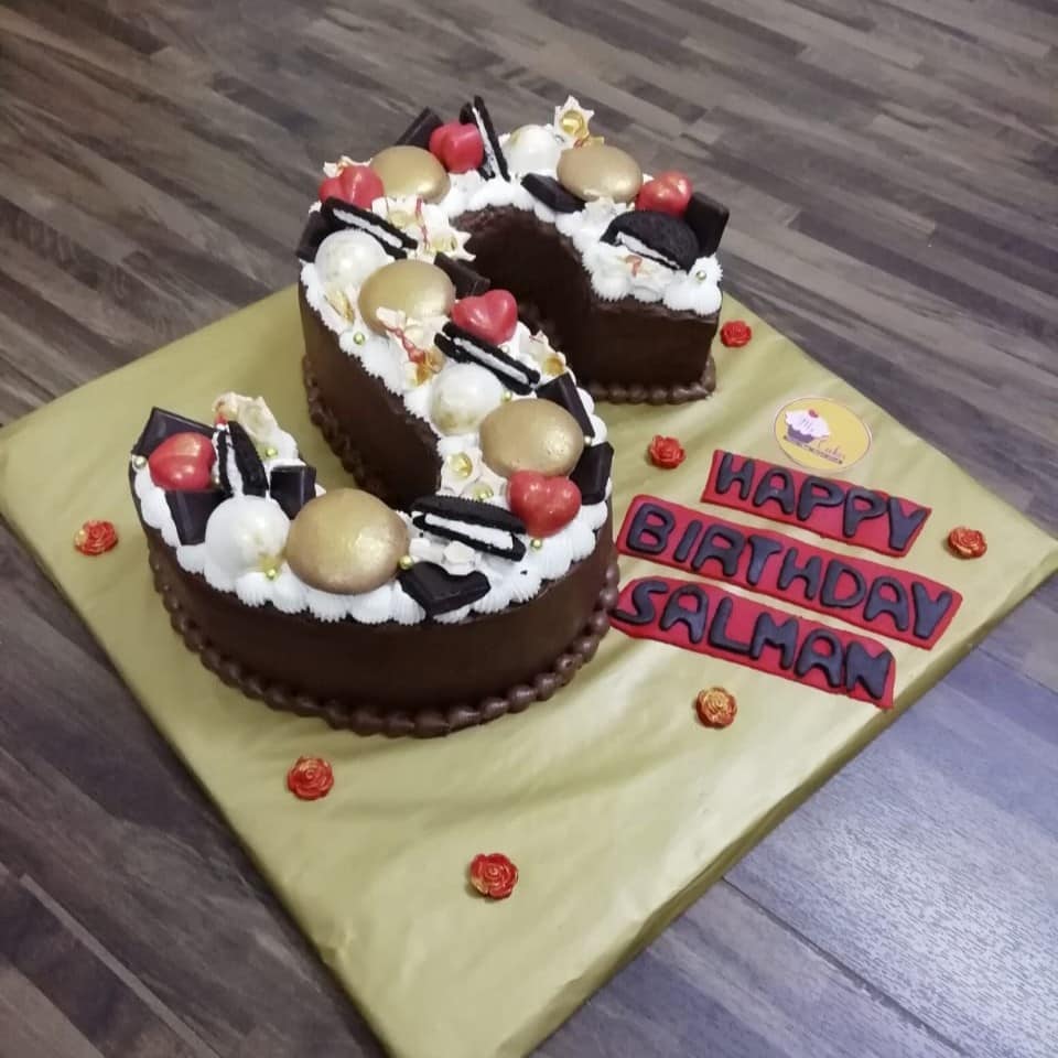 Chocolate – Cream cheese Letter Shaped Ice Box Cake: Happy Birthday To My  Shai – Maya`s Kitchen